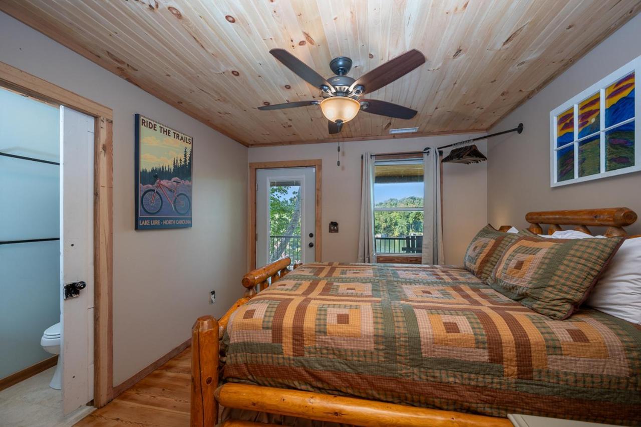 Russell'S Fort At White Oak Point: Historical Cabin On Lake Lure, Luxury, Direct Lake Access! Villa Екстериор снимка