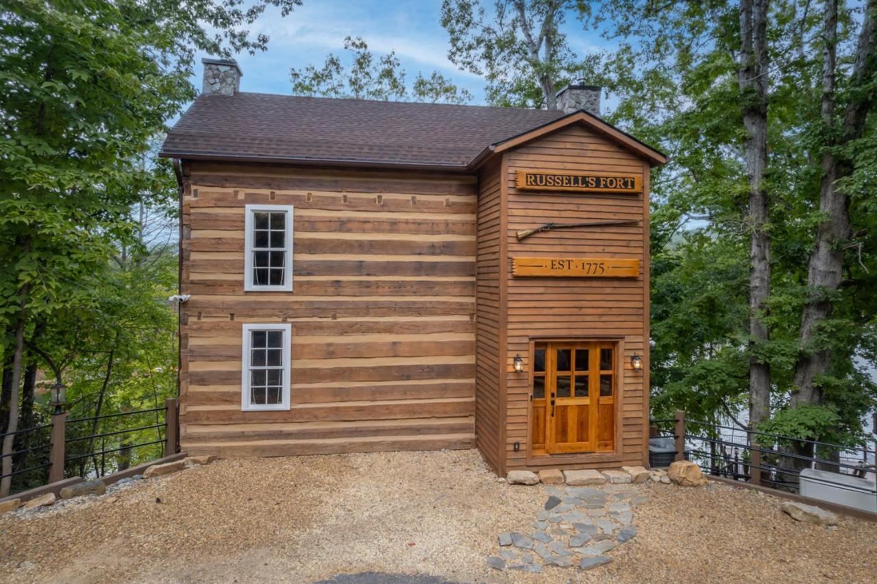 Russell'S Fort At White Oak Point: Historical Cabin On Lake Lure, Luxury, Direct Lake Access! Villa Екстериор снимка
