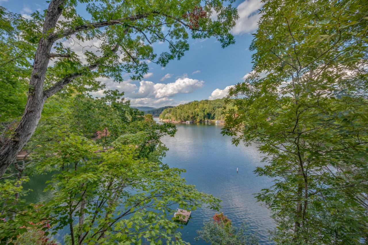 Russell'S Fort At White Oak Point: Historical Cabin On Lake Lure, Luxury, Direct Lake Access! Villa Екстериор снимка