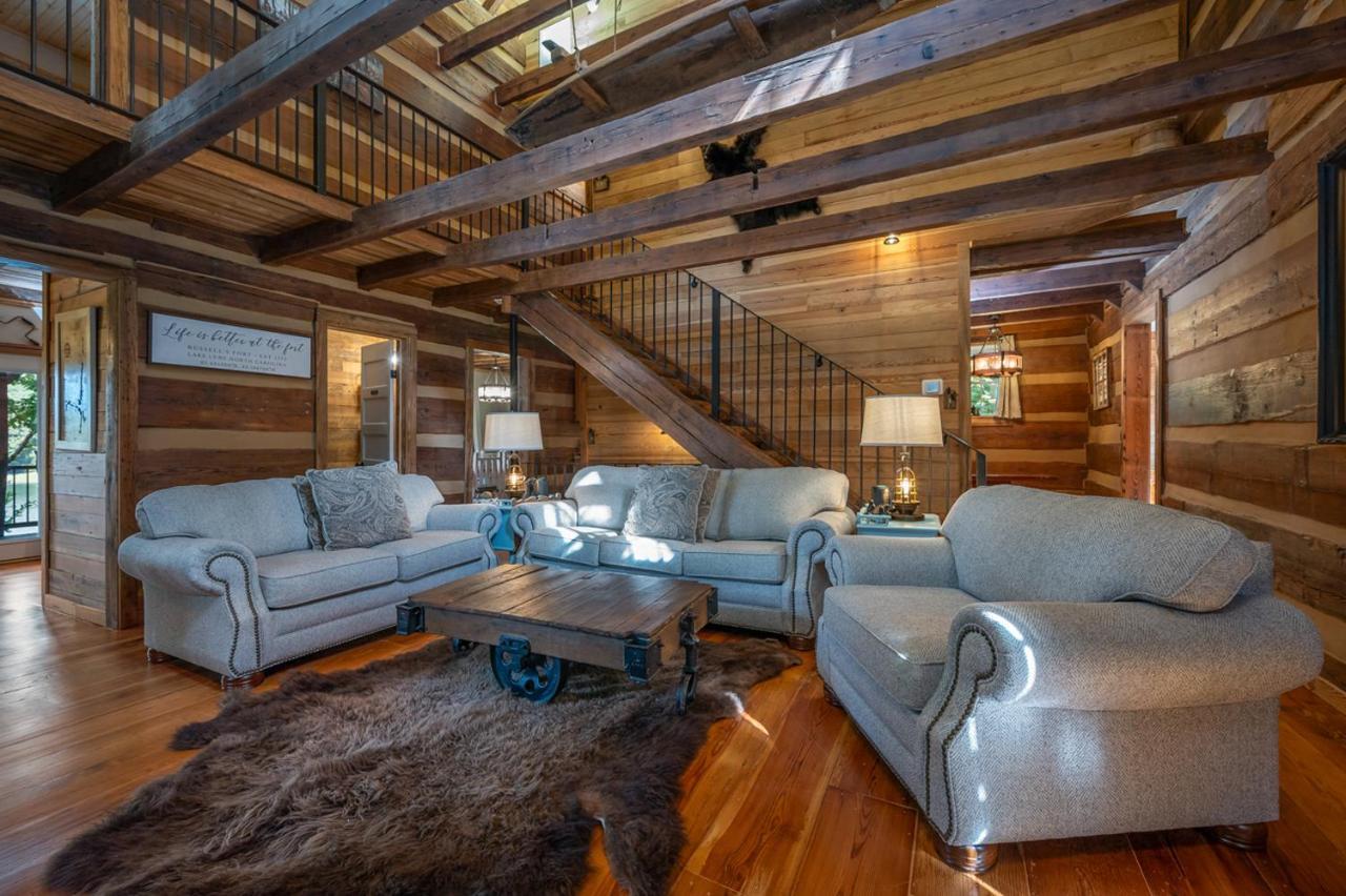 Russell'S Fort At White Oak Point: Historical Cabin On Lake Lure, Luxury, Direct Lake Access! Villa Екстериор снимка