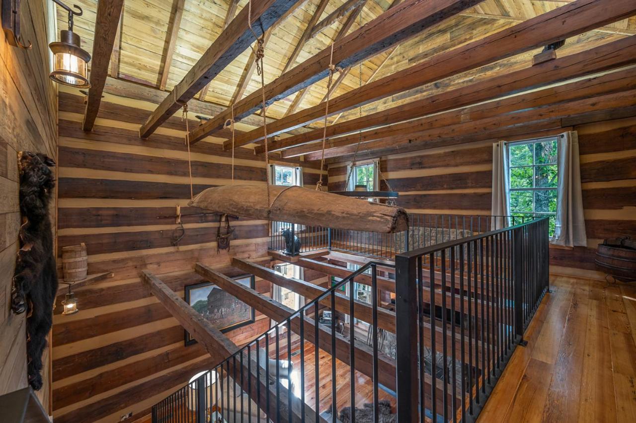 Russell'S Fort At White Oak Point: Historical Cabin On Lake Lure, Luxury, Direct Lake Access! Villa Екстериор снимка