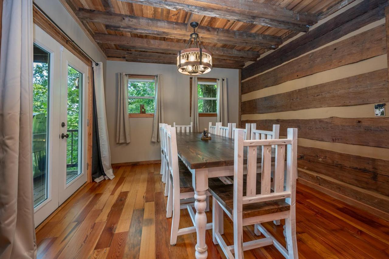 Russell'S Fort At White Oak Point: Historical Cabin On Lake Lure, Luxury, Direct Lake Access! Villa Екстериор снимка