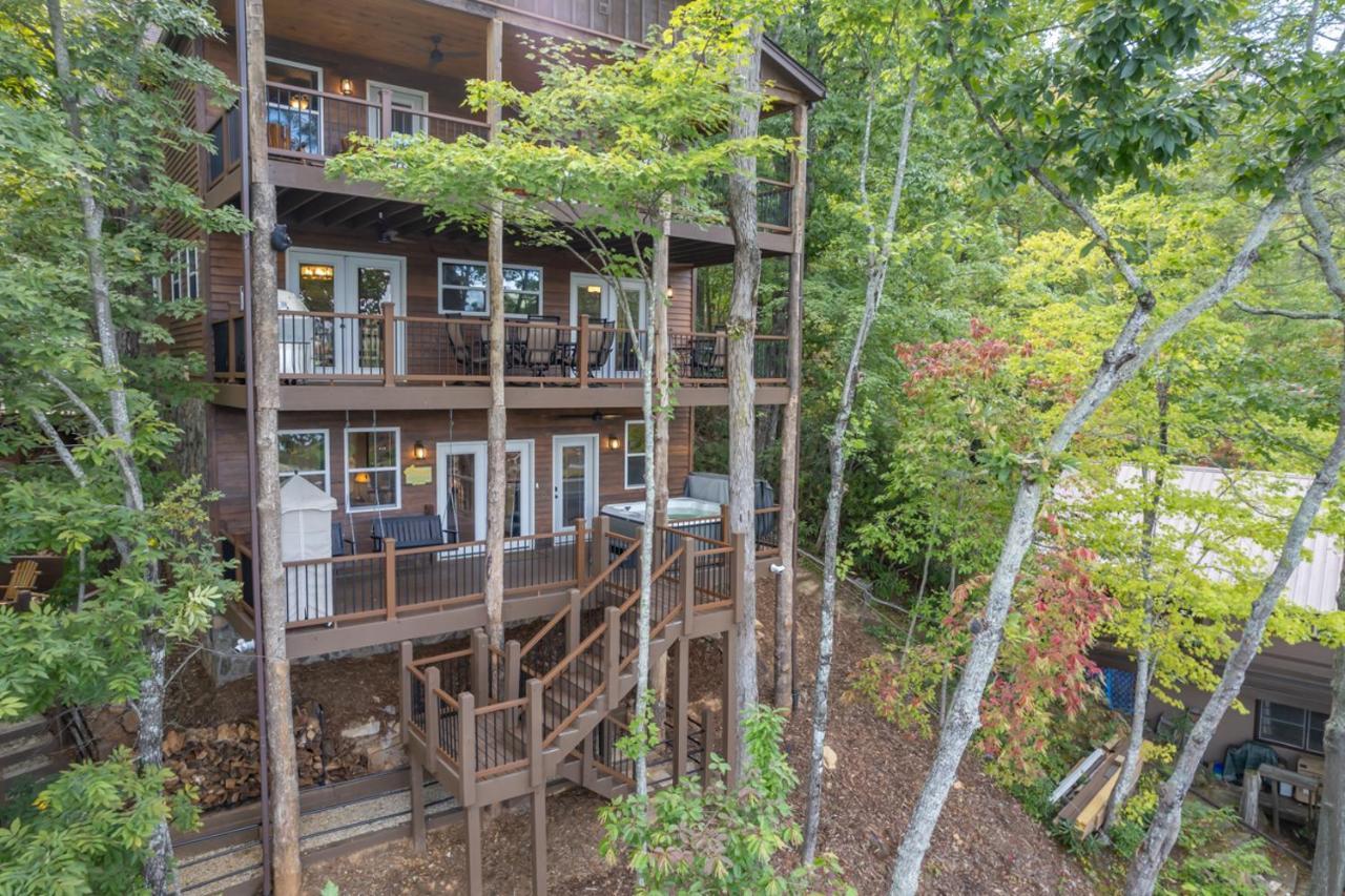 Russell'S Fort At White Oak Point: Historical Cabin On Lake Lure, Luxury, Direct Lake Access! Villa Екстериор снимка
